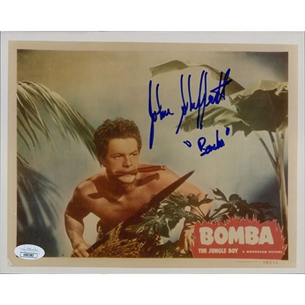 Bomba The Jungle Boy Johnny Sheffield Signed Photo JSA