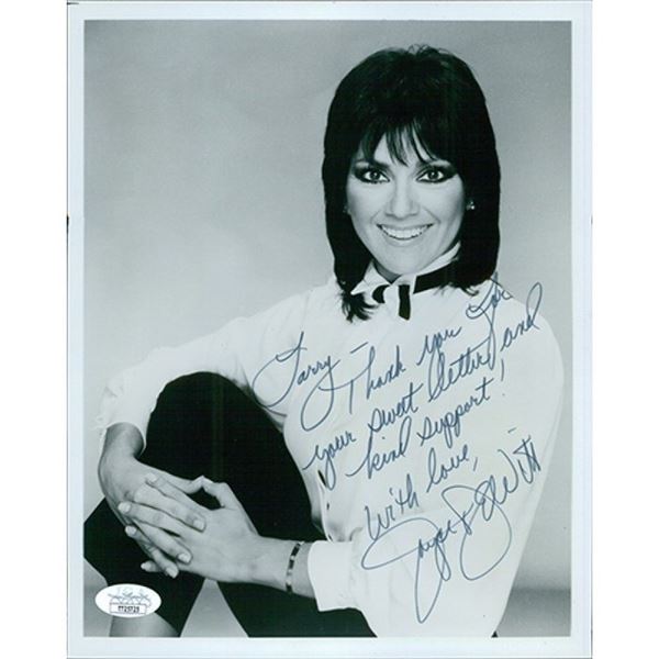 Threes Company Joyce DeWitt Signed Photo JSA