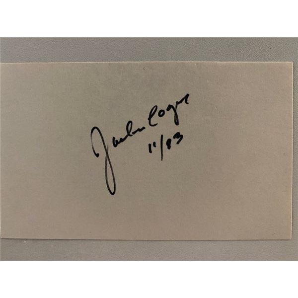 The Little Rascals Jackie Cooper signed photo