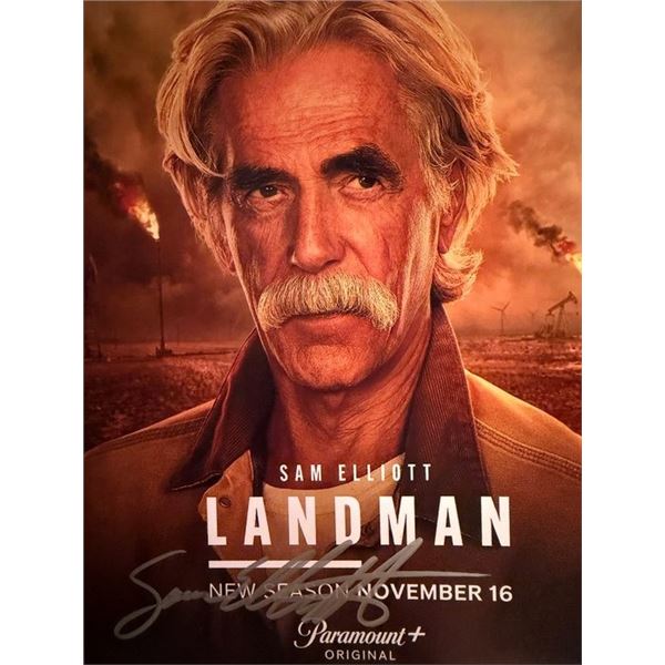 Landman Sam Elliott signed photo