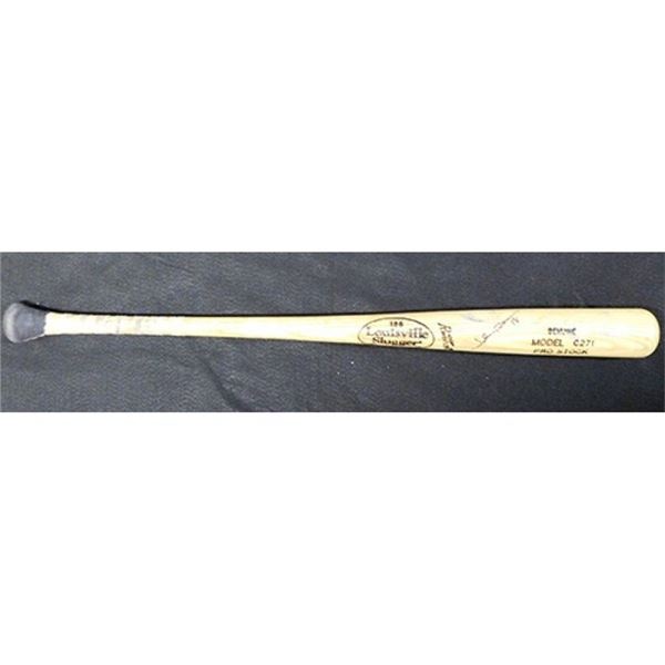 Kansas City Royals Johnny Damon Signed Spring Training Bat JSA Authenticated
