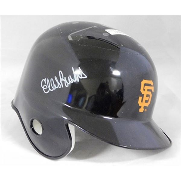 San Francisco Giants Ellis Burks Signed Mini Helmet JSA Authenticated