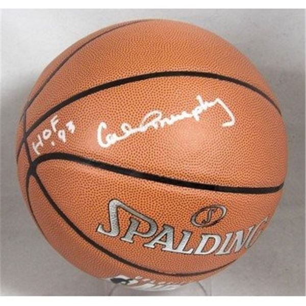 Houston Rockets Calvin Murphy Signed Basketball TRISTAR Authenticated