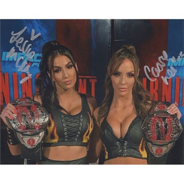 WWE as The Iconic Duo and later The IIconics The Iiconics Signed Photo