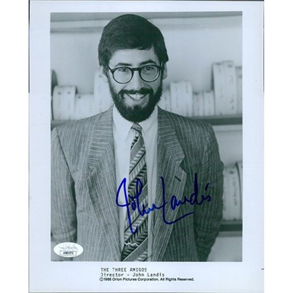 Three Amigos John Landis Signed Photo JSA