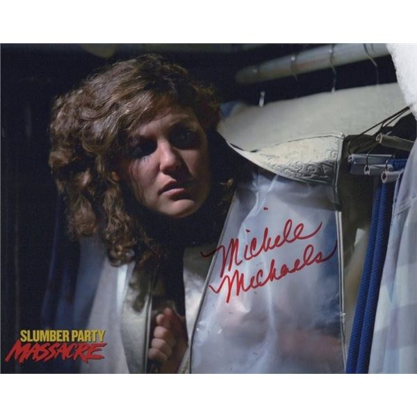 The Slumber Party Massacre Michele Michaels Signed Photo