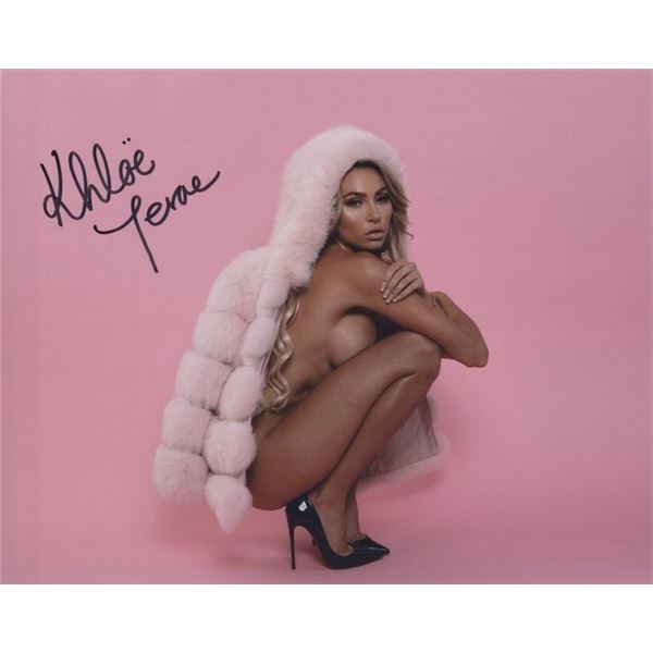 Playboy Playmate Khloe Terae Signed Photo