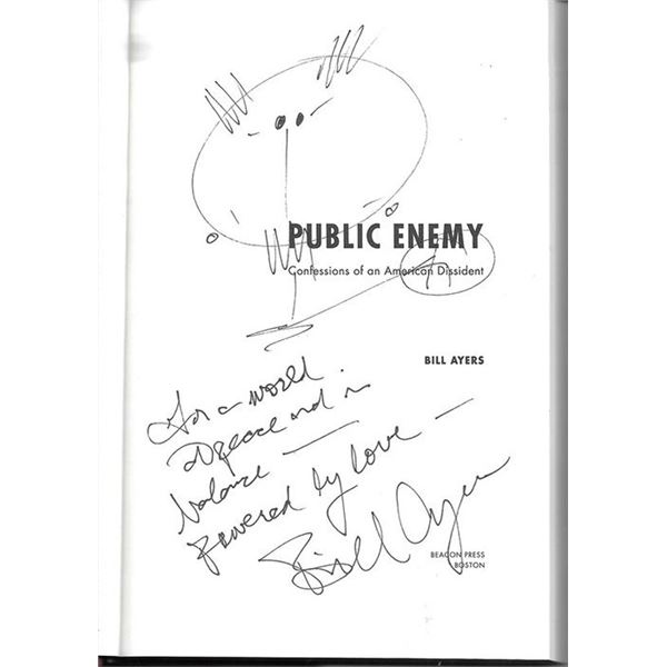 Revolutionary Group Founder Bill Ayers Signed Book