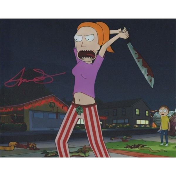 Rick and Morty Spencer Grammer Signed Photo