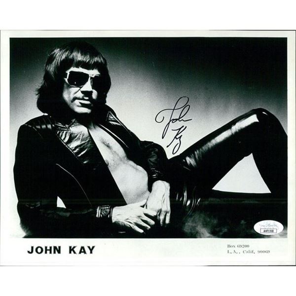 Steppenwolf John Kay Signed Photo JSA