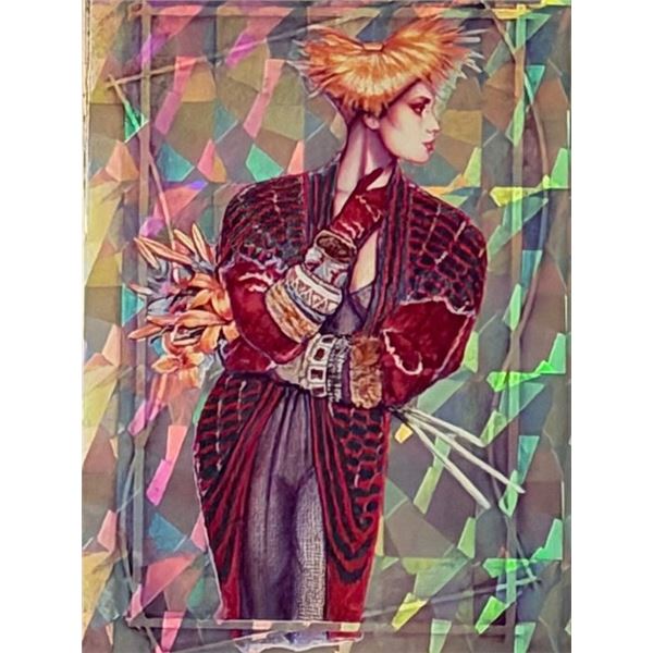 Artist Olivia DeBerardinis Pin Up 1992 Collector Card