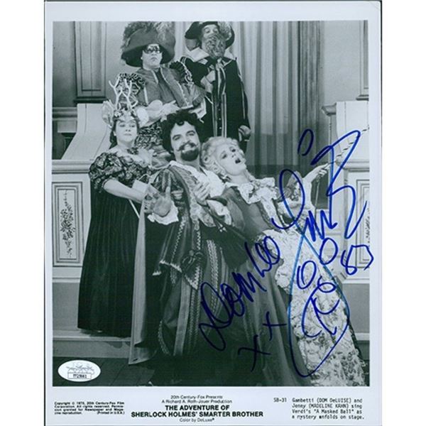 Comedian Dom DeLuise signed photo. JSA Authenticated