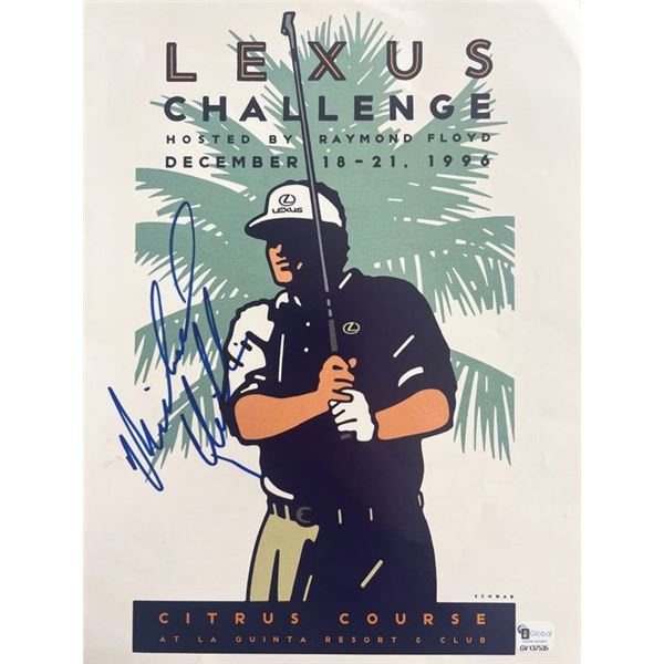 Michael Chiklis signed 1996 Lexus Challenge program