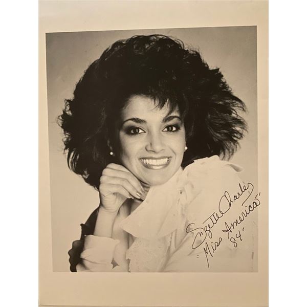 1984 Miss America Suzette Charles signed photo