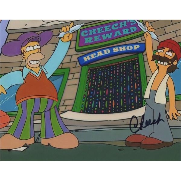 The Simpsons Cheech Marin Signed Photo