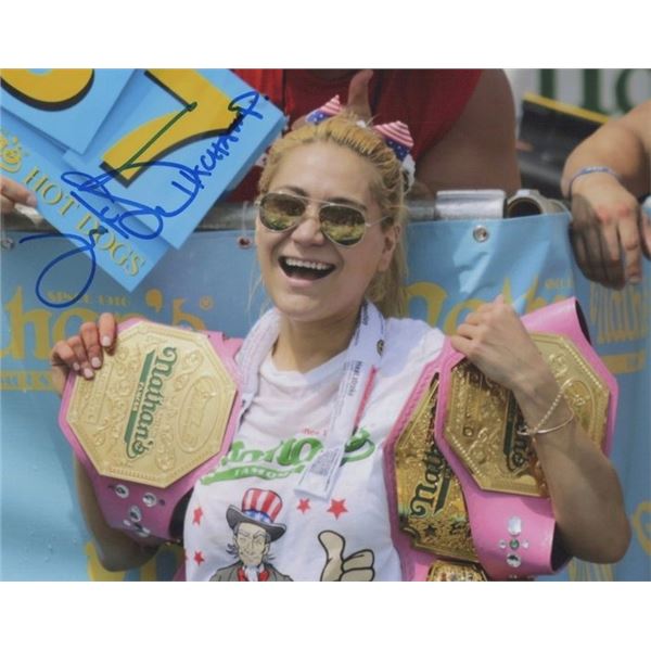 Nathan's Hot Dog Eating Champion Miki Sudo Signed Photo