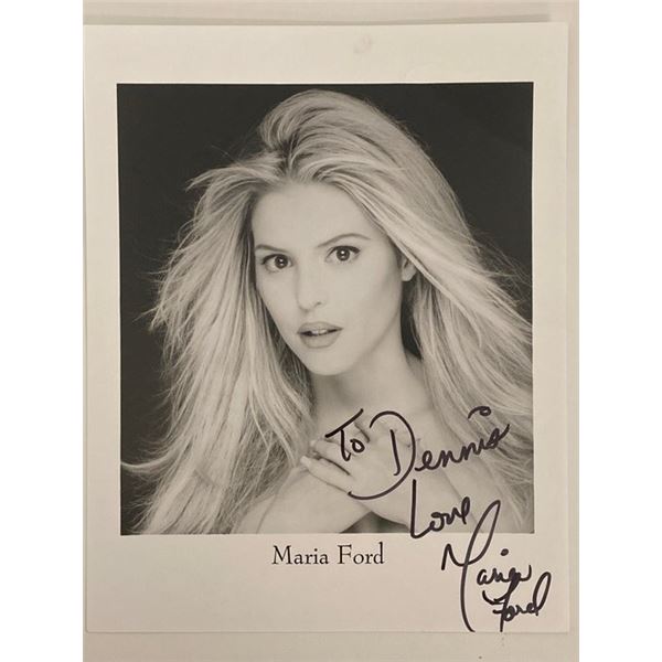 Angel Of Destruction Pin Up Maria Ford signed photo