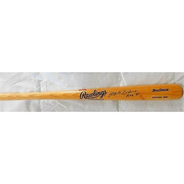 Minnesota Twins Marty Cordova  Signed Bat JSA Authenticated