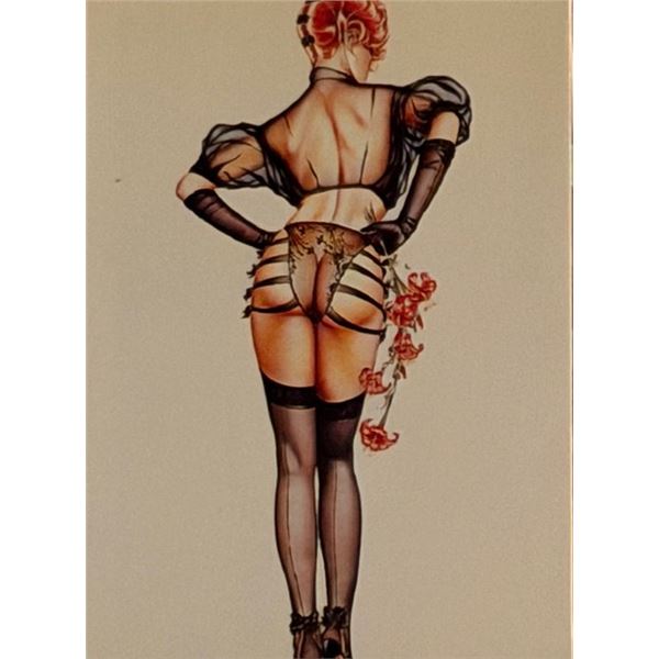 Artist Olivia DeBerardinis Pin Up 1992 Collector Card