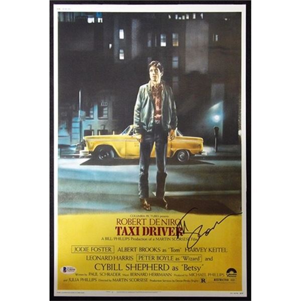 Taxi Driver Martin Scorsese  Signed 12x18 Matte Photo BAS Authenticated