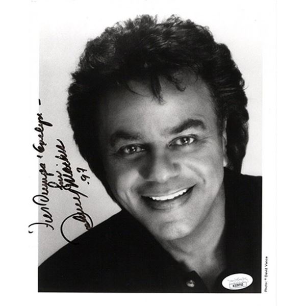Singer Johnny Mathis Signed Photo JSA