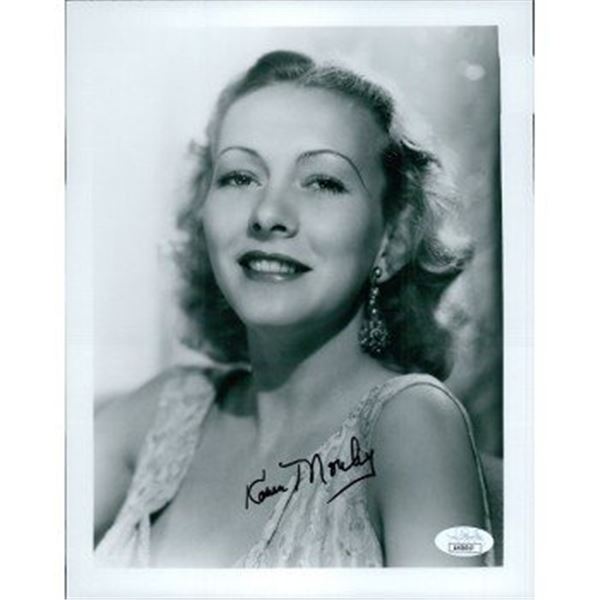 Scarface Karen Morley Signed Photo JSA