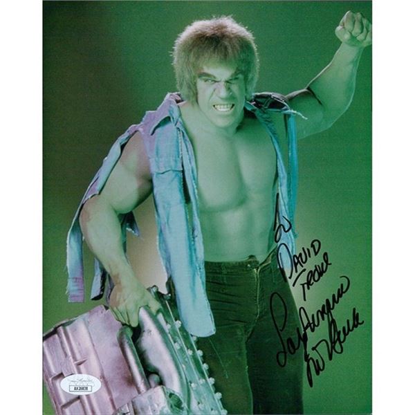 The Incredible Hulk Lou Ferrigno Signed Photo