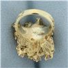 Image 4 : Diamond Nugget Statement Ring in 18k Yellow Gold