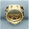 Image 4 : Vintage Opal Ring in 14k Yellow Gold