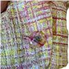 Image 8 : Chanel 98P Summer Fantasy Tweed Pink & Yellow Blazer Jacket 36