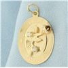 Image 1 : Sweet Sixteen Rose Pendant in 14k Yellow Gold