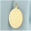 Image 2 : Sweet Sixteen Rose Pendant in 14k Yellow Gold