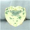 Image 1 : Large Ceylon Green Spinel Heart Ring in 14k Yellow Gold