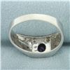 Image 4 : Amethyst and Diamond Ring in 10k White Gold