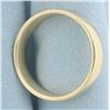Image 2 : Mens 6mm Wedding Band Ring in 14k Yellow Gold