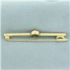 Image 2 : Antique Old European Cut Diamond Pin Brooch in 14k Yellow Gold
