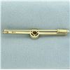 Image 3 : Antique Old European Cut Diamond Pin Brooch in 14k Yellow Gold