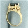 Image 3 : Sapphire Ring in 14k Yellow Gold