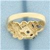 Image 4 : Number One Mom Gemstone Ring in 14k Yellow Gold