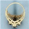 Image 4 : Marquise Garnet Ring in 14k Yellow Gold