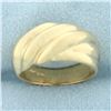 Image 1 : Smooth Cable Rope Ring in 14k Yellow Gold