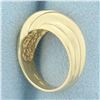 Image 3 : Smooth Cable Rope Ring in 14k Yellow Gold