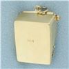 Image 3 : I Love You Gemstone Typewriter Charm or Pendant in 14k Yellow Gold