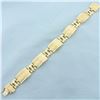 Image 1 : Roman Numeral Bracelet in 14k Yellow Gold