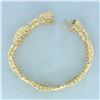 Image 3 : Roman Numeral Bracelet in 14k Yellow Gold