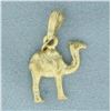 Image 1 : Diamond Cut Camel Pendant in 14k Yellow Gold