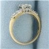 Image 3 : Diamond Accented Engagement Ring In 14k Yellow Gold