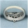 Image 4 : Multi Gemstone and Diamond Ring in 10k White Gold