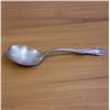 Image 1 : International "Wild Rose" Sterling Silver Round Bowl Soup Spoon