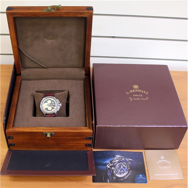 Mens Larcum Kendall K8 Automatic Watch Model K8-001A